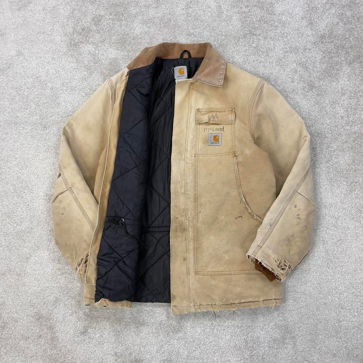 Vintage Tan Carhartt Arctic jacket M