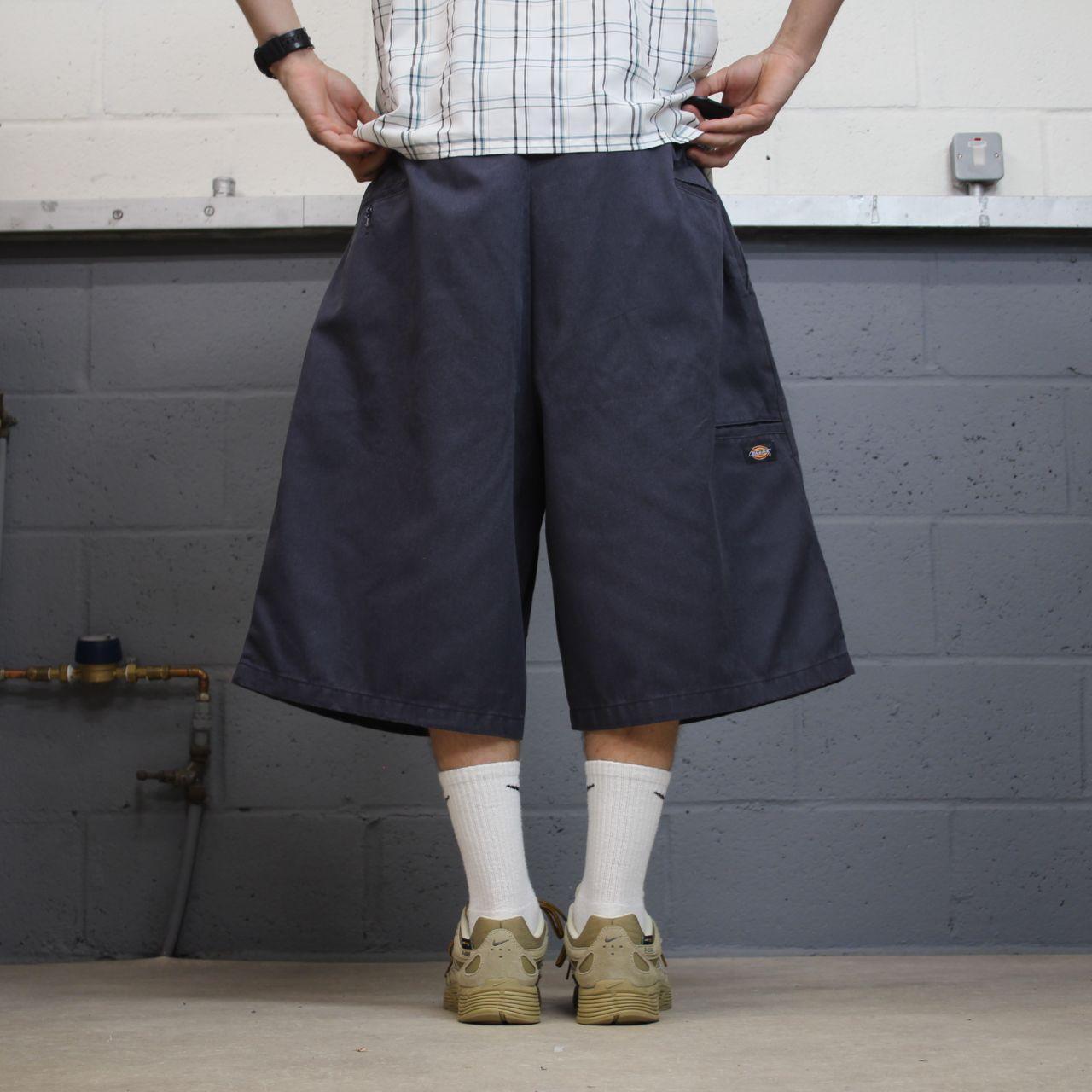 Dickies baggy chino shorts carpenter navy grey Chino style skater shorts long wide leg festival