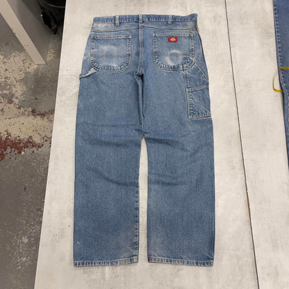Dickies carpenter jeans W36 L30 blue loose denim skate pants