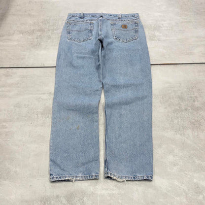 Vintage blue Carhartt jeans W36L30 loose denim 90s style skater jeans