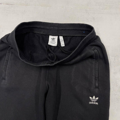 Y2k black Adidas joggers L
