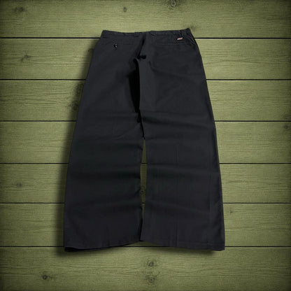 Dickies work pants y2k loose fit black loose chino 90s skater style trousers