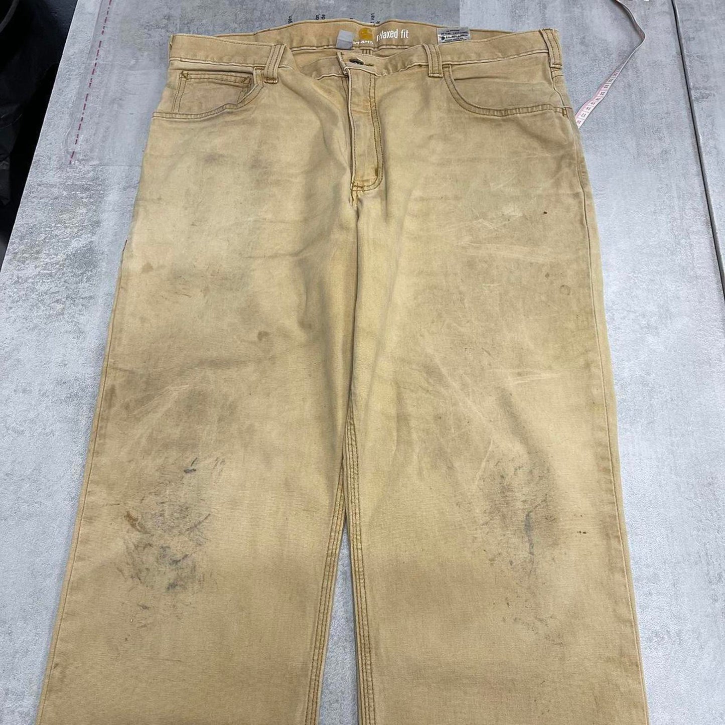 Tan Carhartt Carpenter pants W36L30 cargo 90s style skater pants