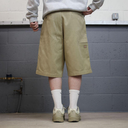 Dickies baggy carpenter shorts khaki Twill chino skater style shorts wide long leg