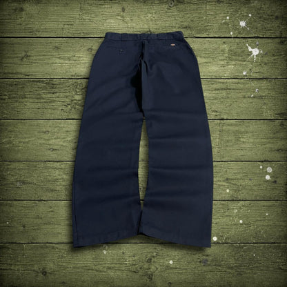Y2K Dickies 874 work pants navy original fit straight leg chino skater style trousers