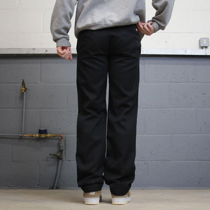 Y2K Dickies work pants black Slim straight chino style skate trousers