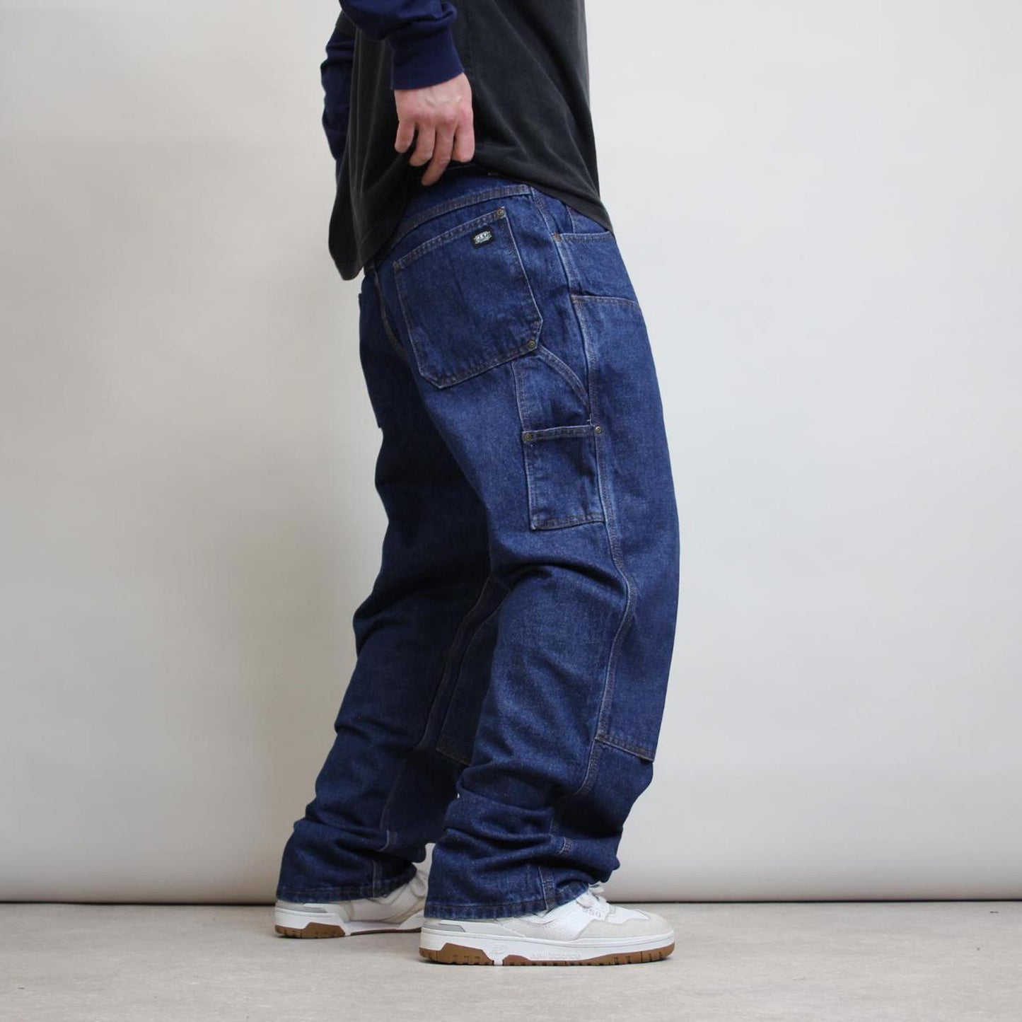 Blue Key double knee carpenter jeans W38L32 baggy denim skater pants