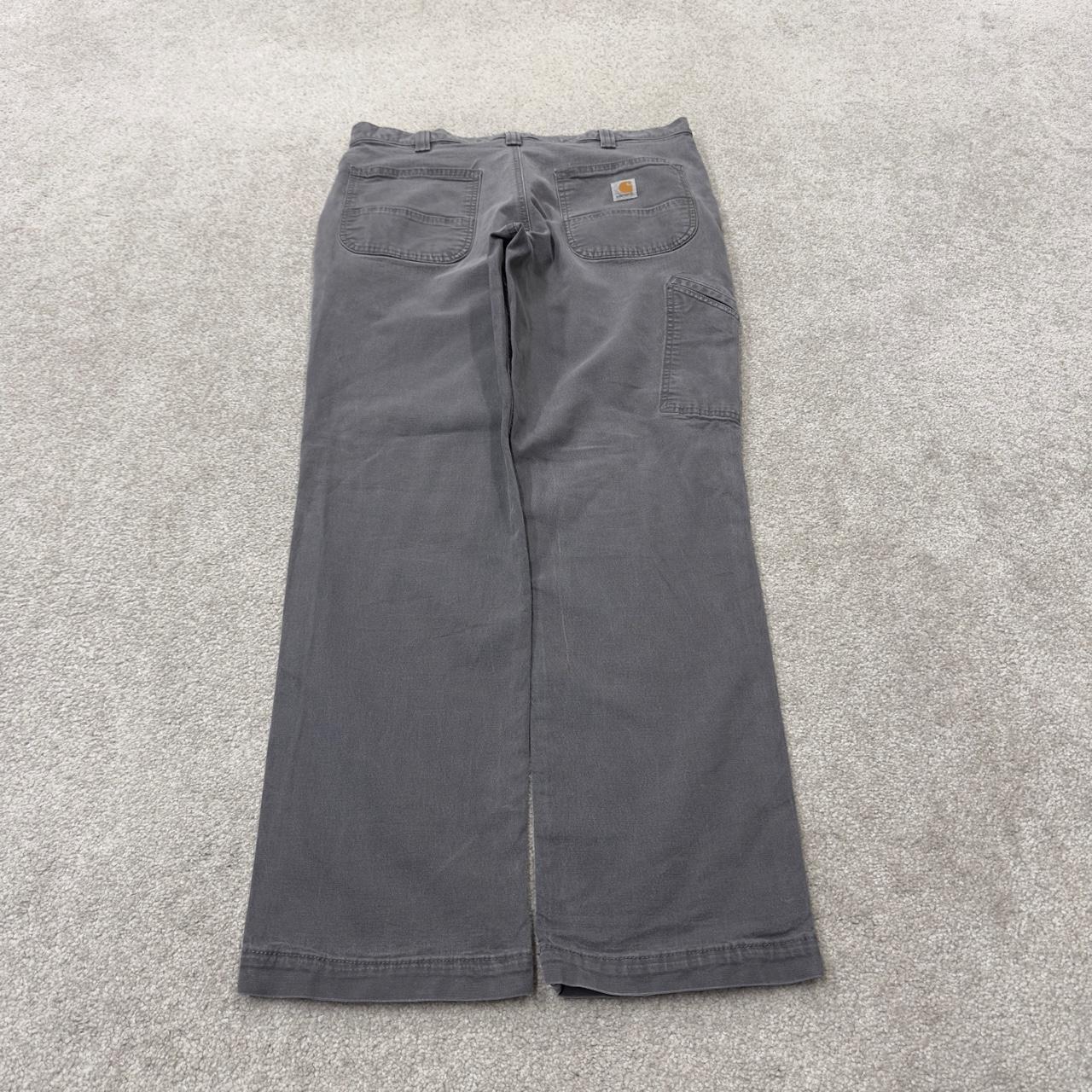 Carhartt carpenter pants relaxed y2k grey Straight leg skater style workwear pants