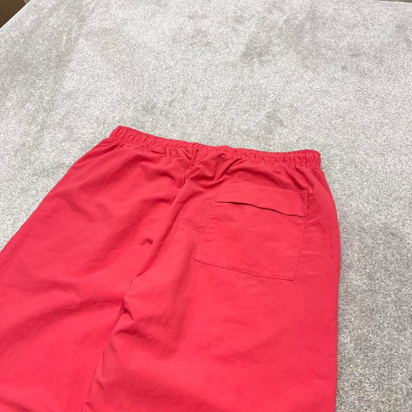 Vintage y2k loose Nike tracksuit bottoms pink Loose floaty leg embroidered drawstring track pants