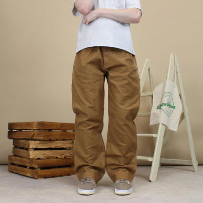 Tan Dickies carpenter jeans W36L32 loose canvas skater style cargos