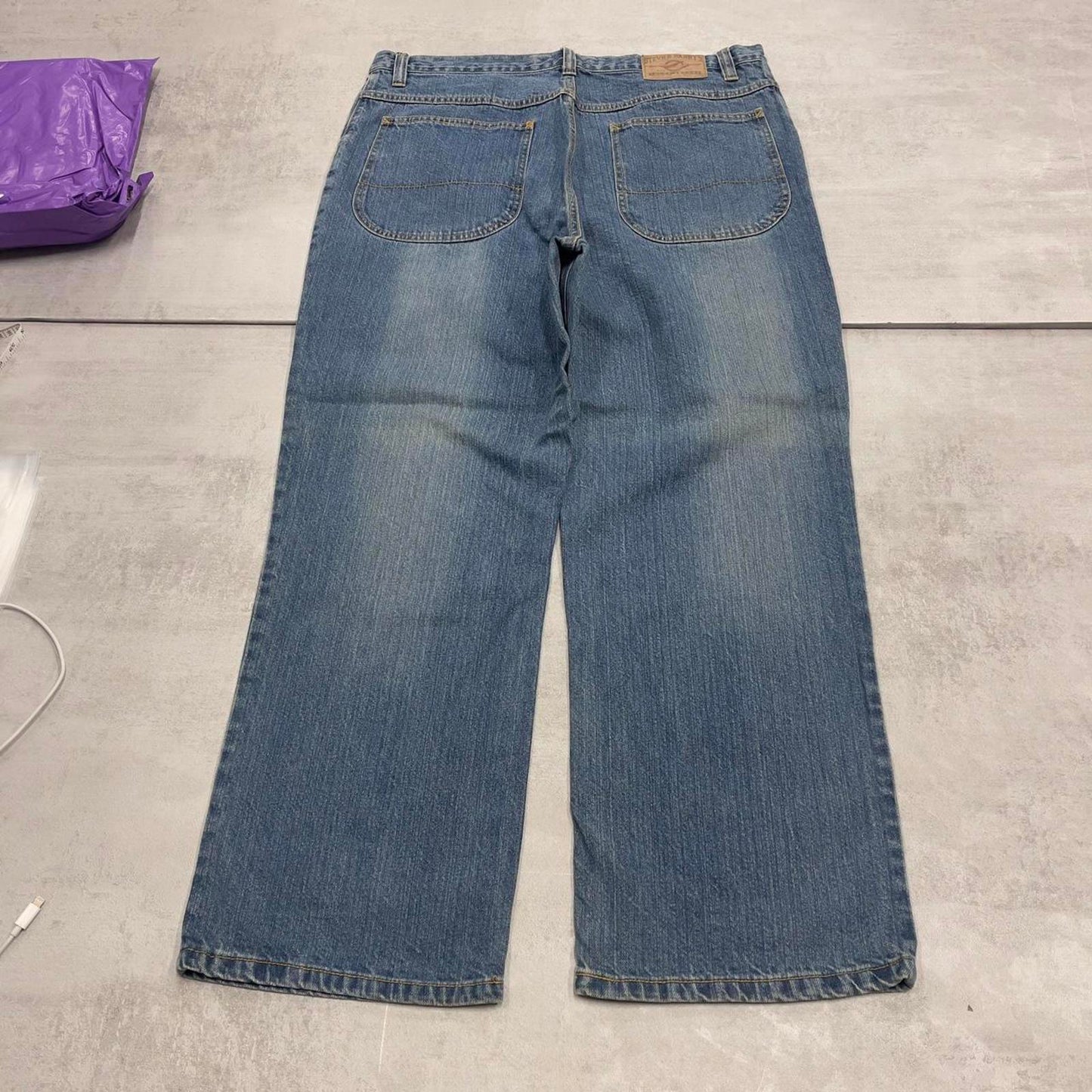 Vintage baggy Steve & Barry's jeans W38 L30 loose denim Y2K style skater jeans