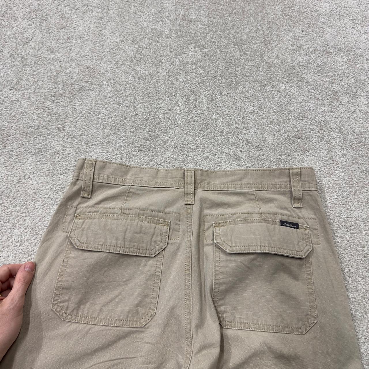 Eddie Bauer cargo pants y2k beige W30L32 Straight leg skater utility work pants