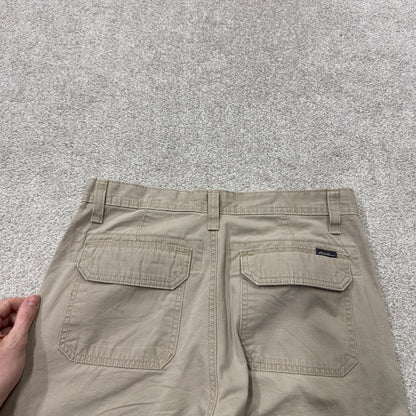 Eddie Bauer cargo pants y2k beige W30L32 Straight leg skater utility work pants