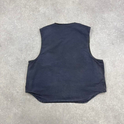 Navy vintage Carhartt gilet XL
