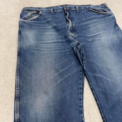 Vintage Dickies jeans loose y2k W48L28 blue denim 90s skater style 5 pocket pants