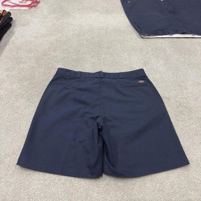 Baggy Dickies chino shorts navy Twill chino skater style shorts loose leg
