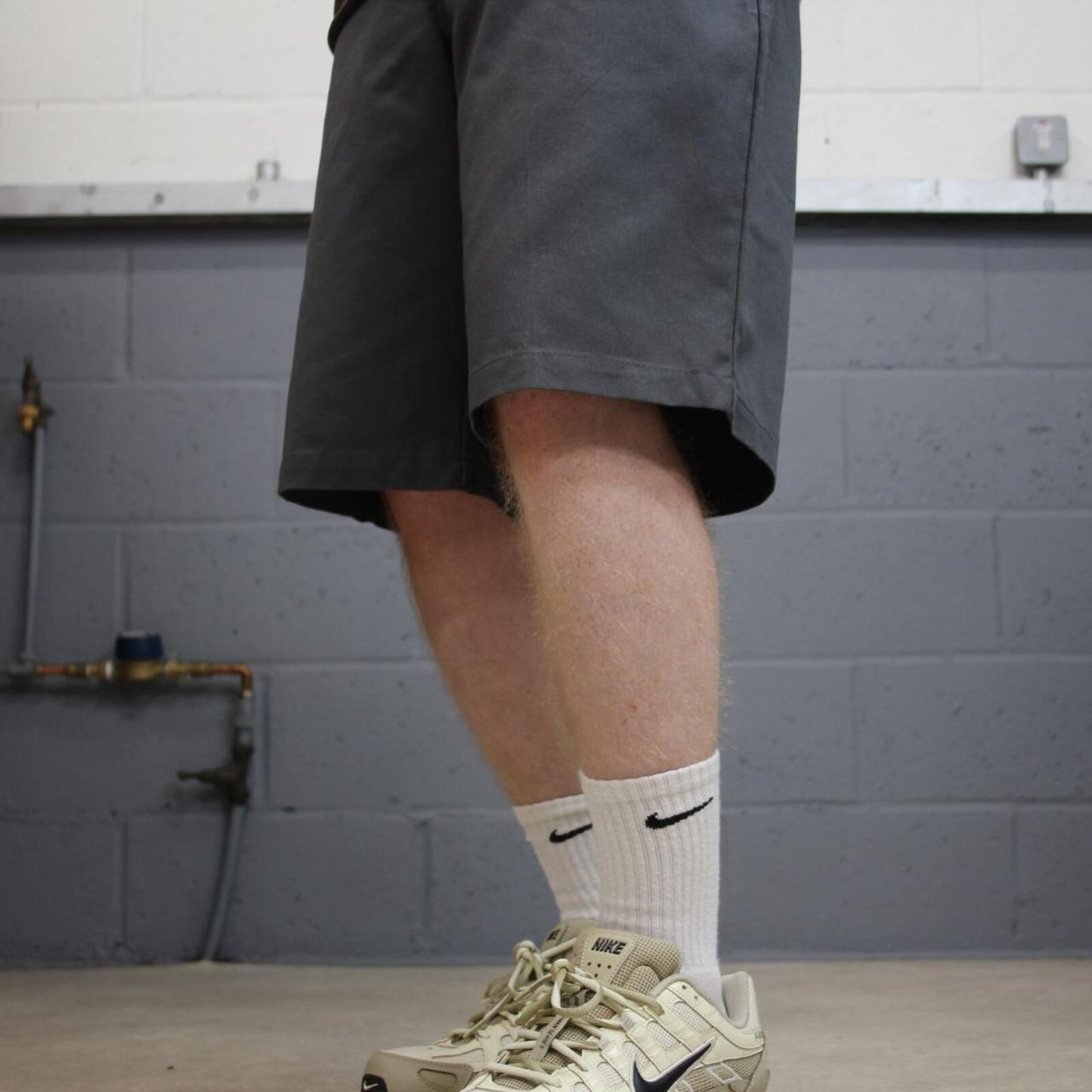 Dickies carpenter chino shorts grey Chino style skater shorts loose leg festival
