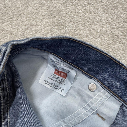 Wrangler carpenter jeans y2k blue denim Loose straight leg skater 2000s style cargo pants