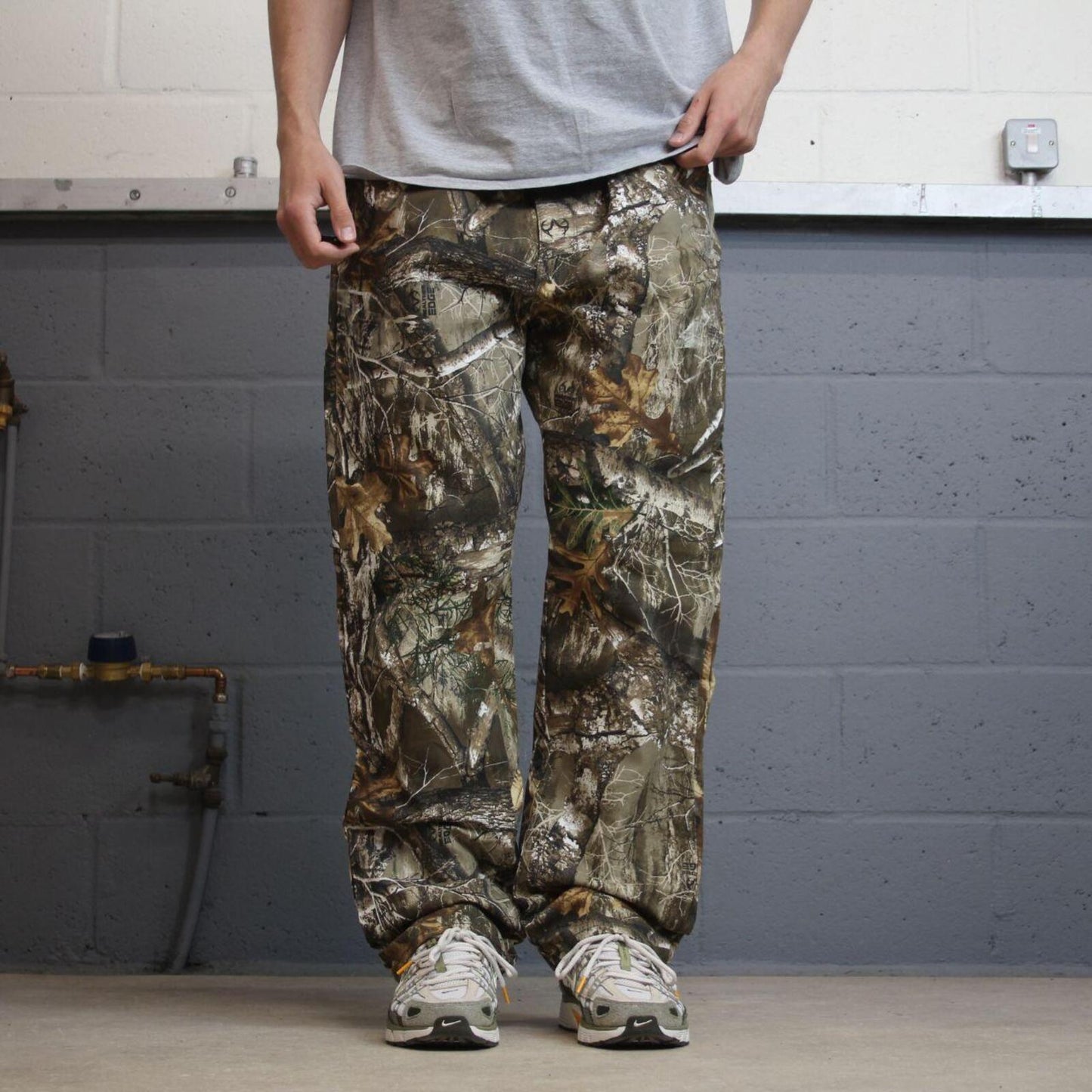 Realtree camo jeans khaki Loose straight camouflage hunting pants