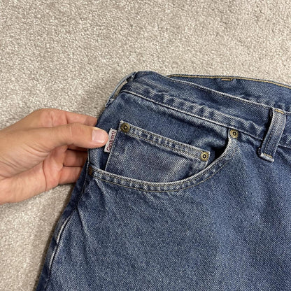 Vintage Carhartt jeans y2k denim blue Loose relaxed fit 5 pocket work pants