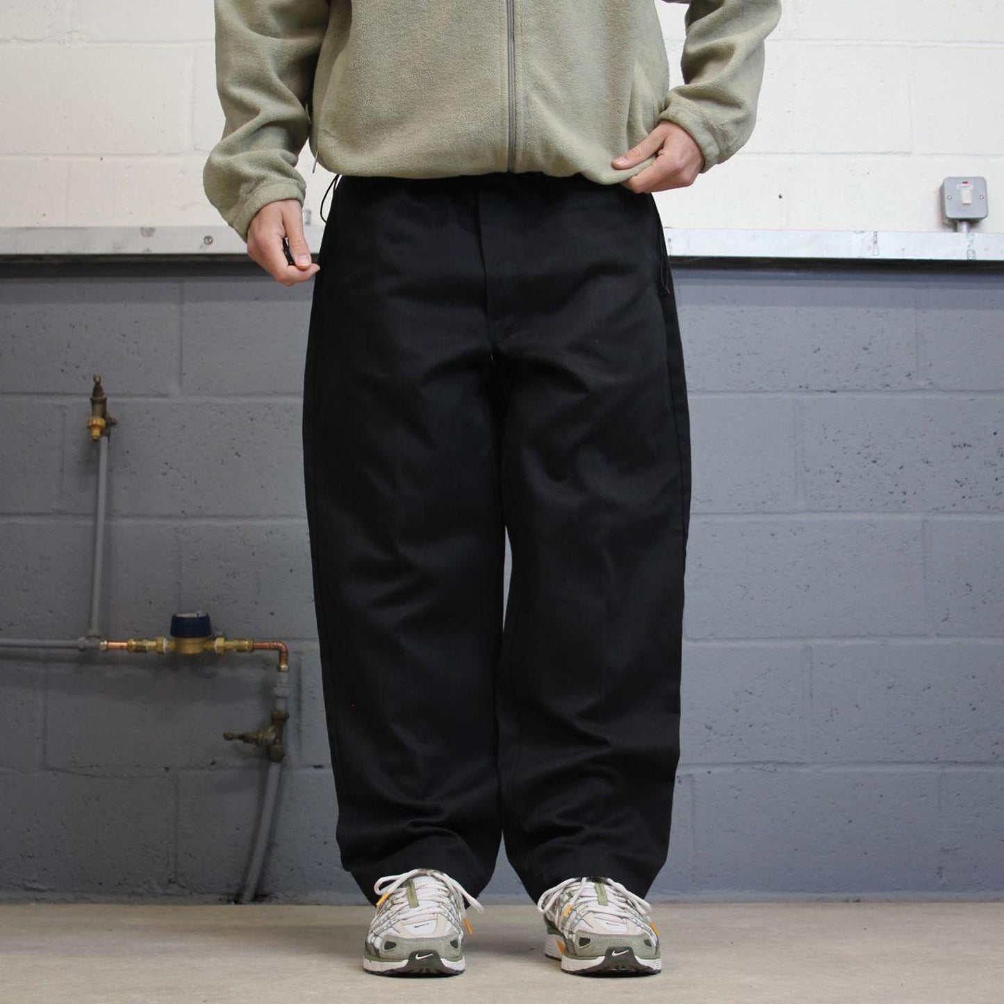 Vintage Dickies work skate Pants W40L30 black 90s twill chino style skater pants workwear
