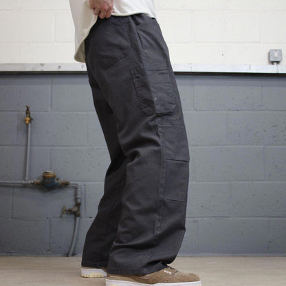 Baggy cargo pants skater workwear W38L30 grey Red Kap loose y2k style double knee carpenter trousers