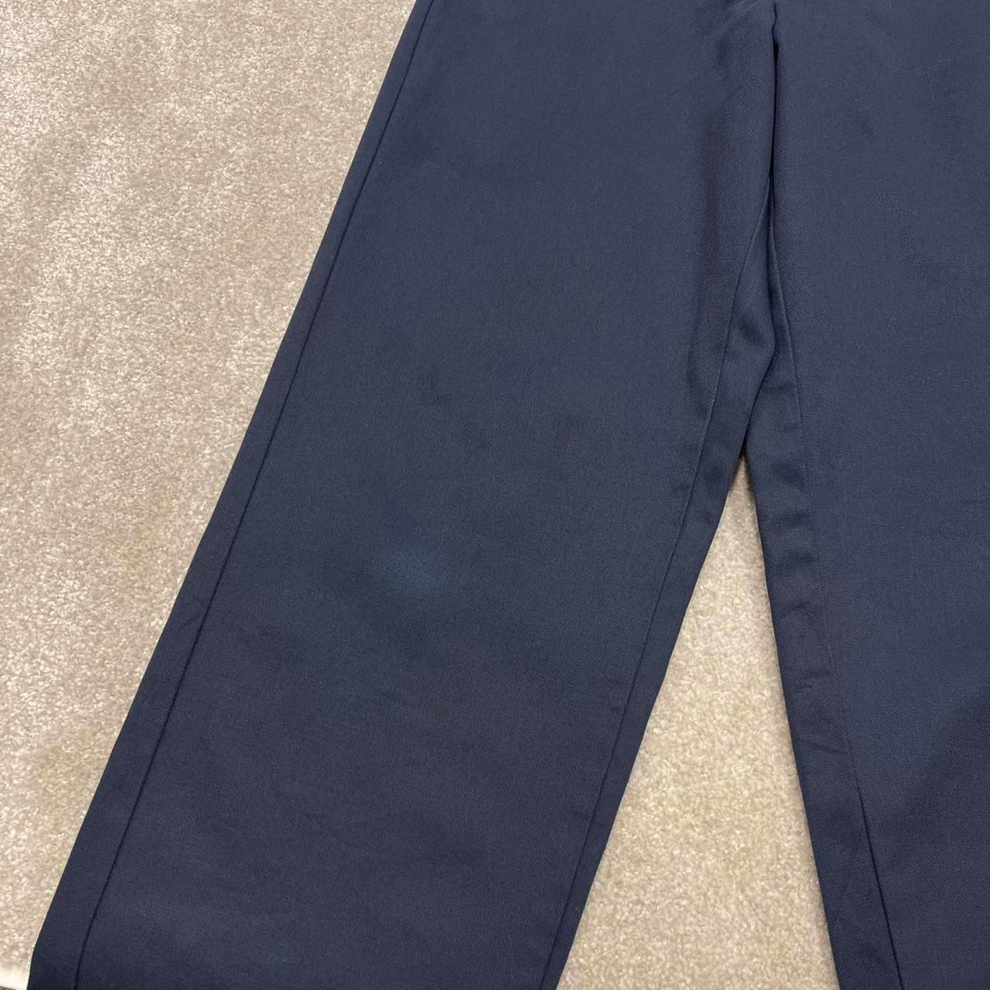 Navy Red Kap pants W30L32 loose y2k chino style skate trousers patch logo