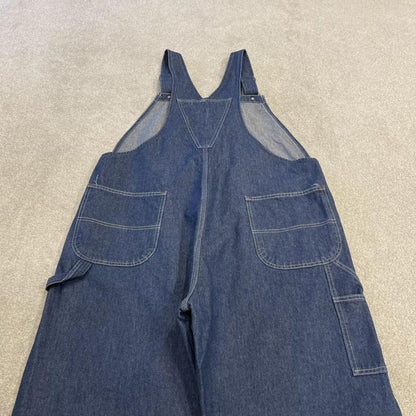 Vintage baggy dungarees denim overalls blue Red Kap workwear bib & brace utility