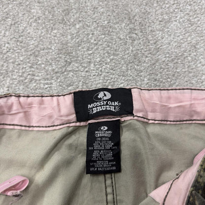 Women’s Mossy oak baggy camo cargo utility pants Y2K khaki outdoors hunting utility trousers
