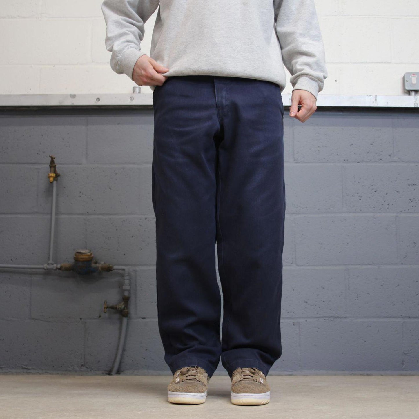 Dickies 874 Pants W33L32 navy original fit twill chino 90s style skater pants