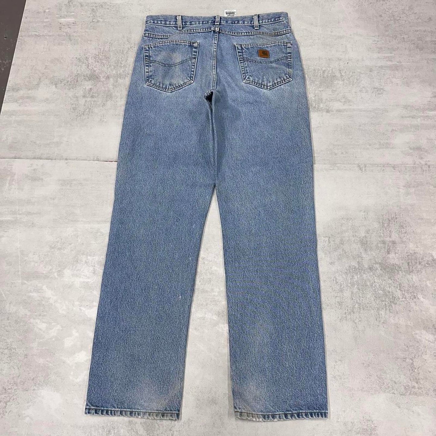 Mens vintage Carhartt jeans W36 L34 blue loose relaxed 90s style jeans