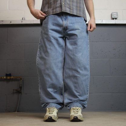 Levi’s baggy jeans y2k W36L34 blue 560 comfort fit surf style pants red tab logo