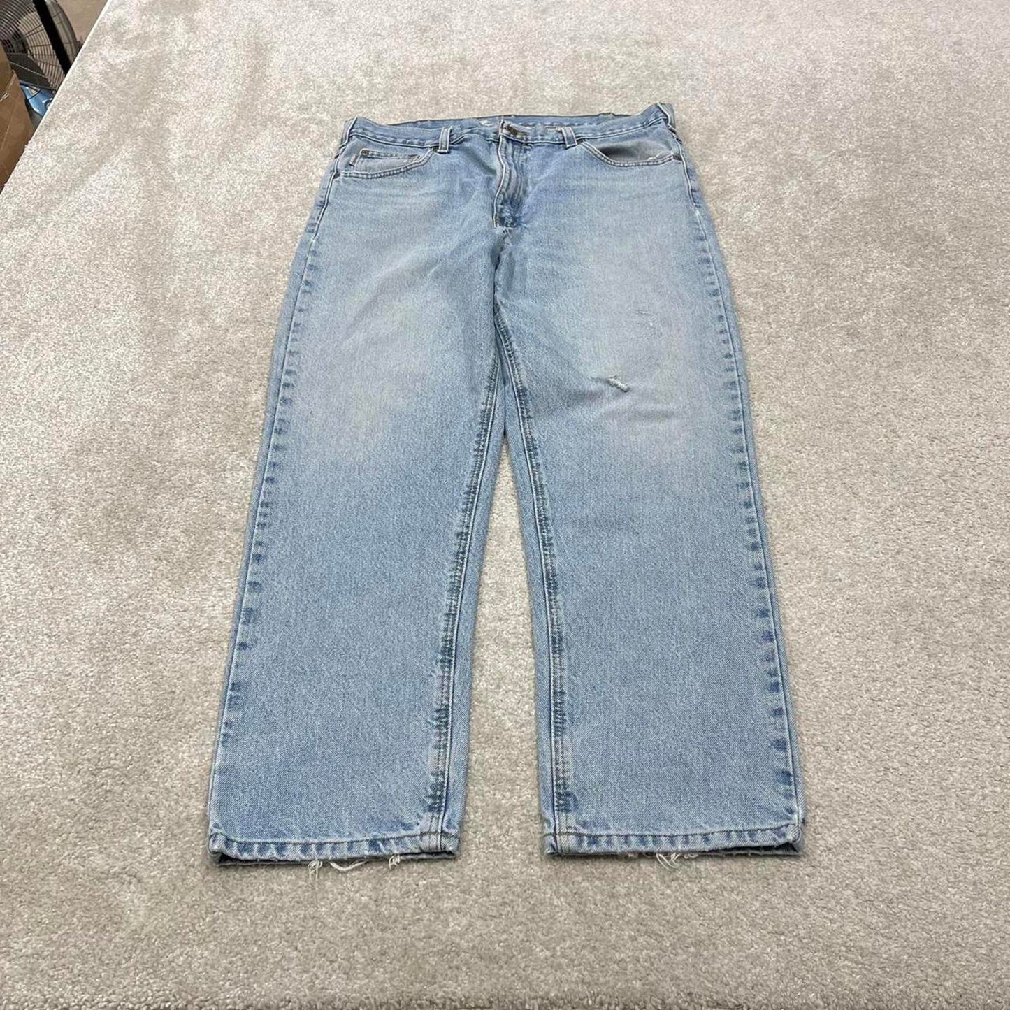 Vintage Y2K Carhartt denim jeans blue Loose straight leg skate style workwear pants
