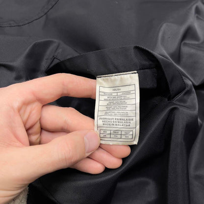 00s Nike reversible jacket y2k style XXL men's black blue full zip hooded windbreaker coat technical