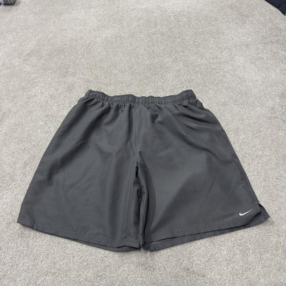 Nike swim shorts y2k loose grey Mesh lined comfy floaty summer gym shorts