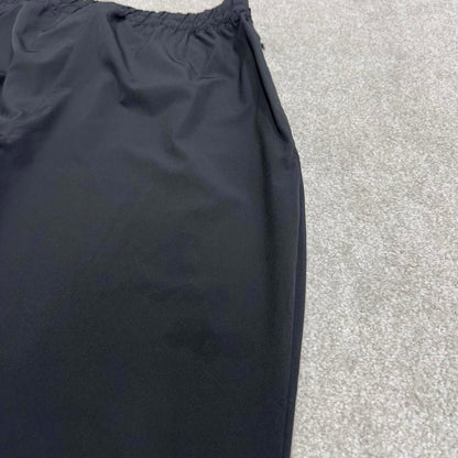 Black FILA trackies 16 loose y2k style joggers adjustable print logo track pants
