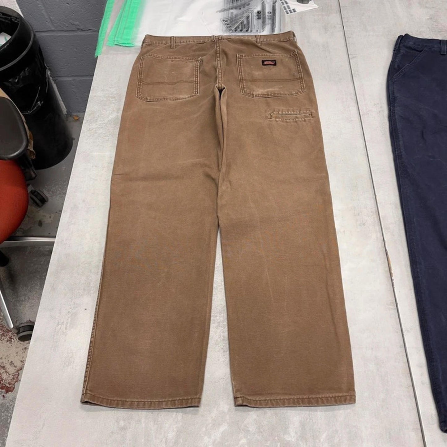 Dickies carpenter jeans W36 L32 brown loose canvas y2k skater cargos