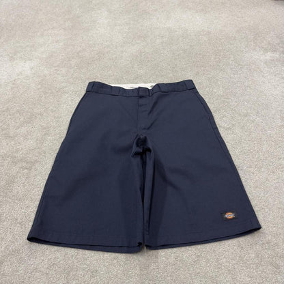 Dickies carpenter shorts long leg navy Twill chino skater style shorts loose long leg