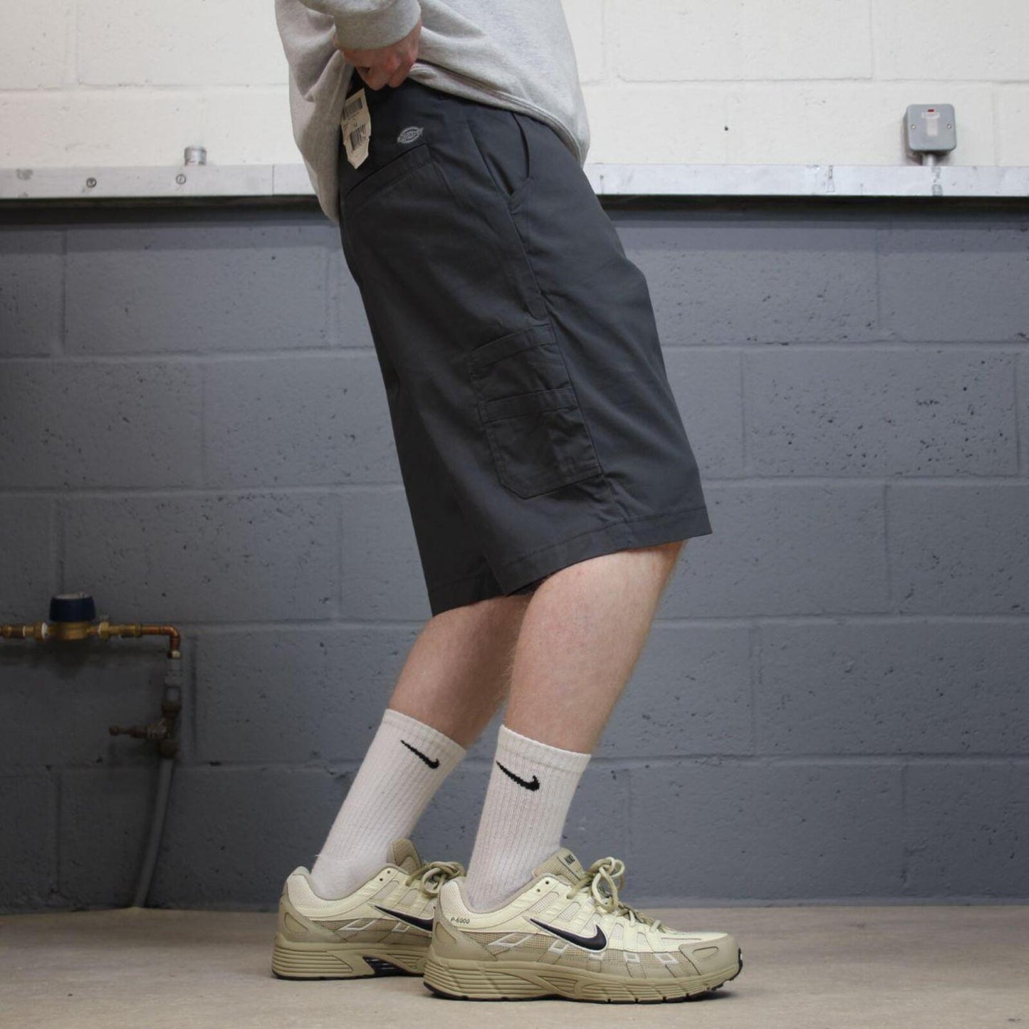 Dickies carpenter shorts grey Regular fit chino skater style summer shorts