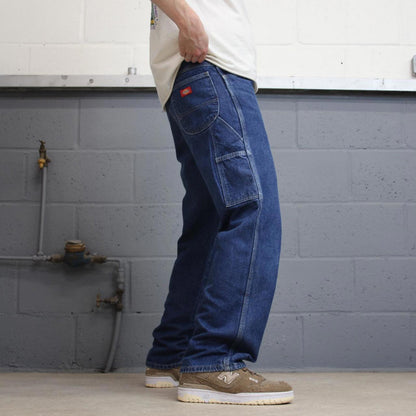 Dickies carpenter jeans W30L32 loose blue denim cargo skater style jeans