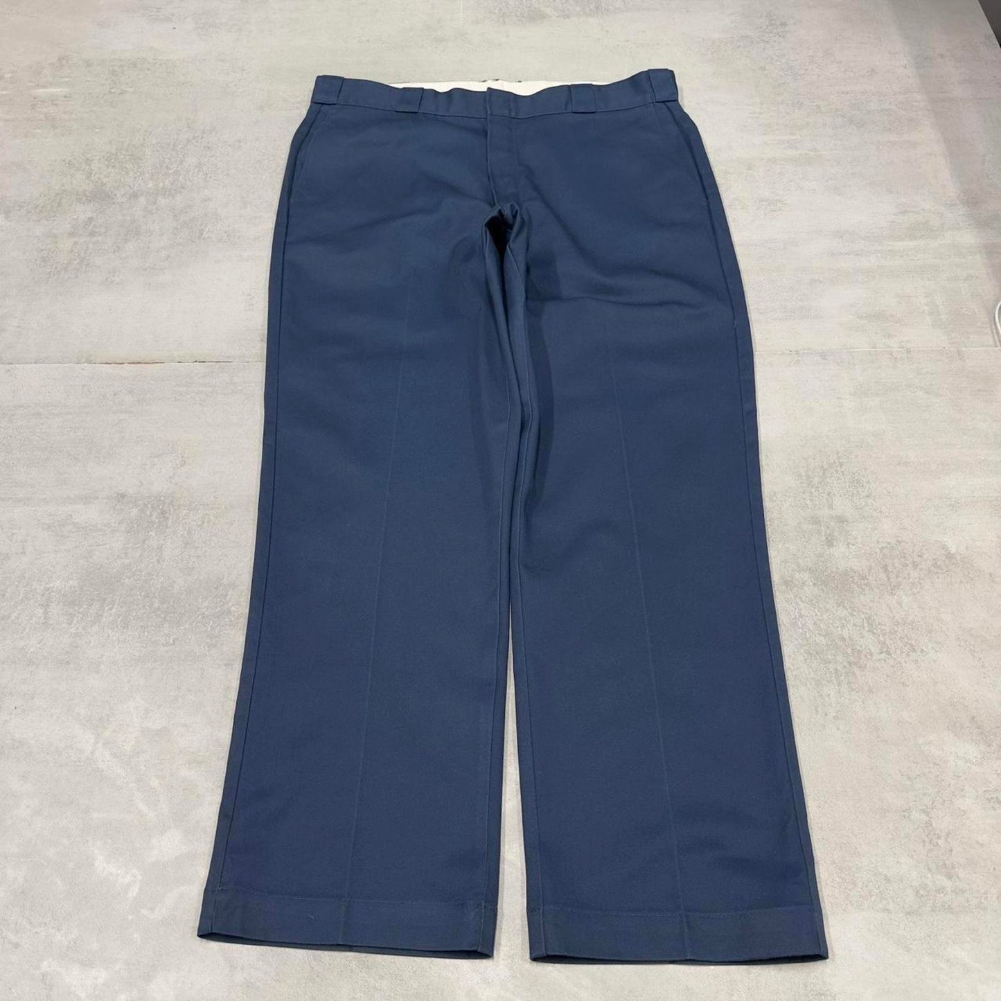 Navy Dickies Pants W40L31 loose twill chino style skater pants