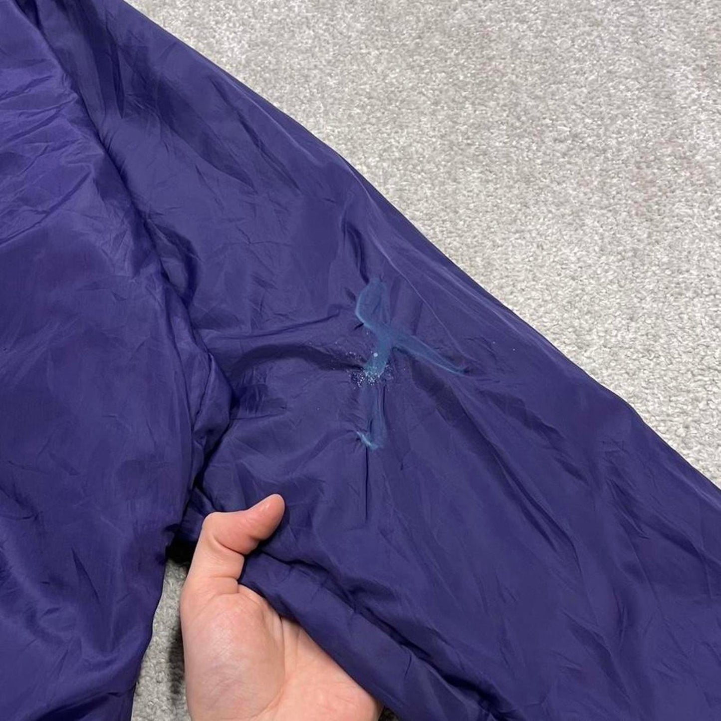 Vintage y2k reversible Columbia technical windbreaker jacket Purple green Bomber style jacket