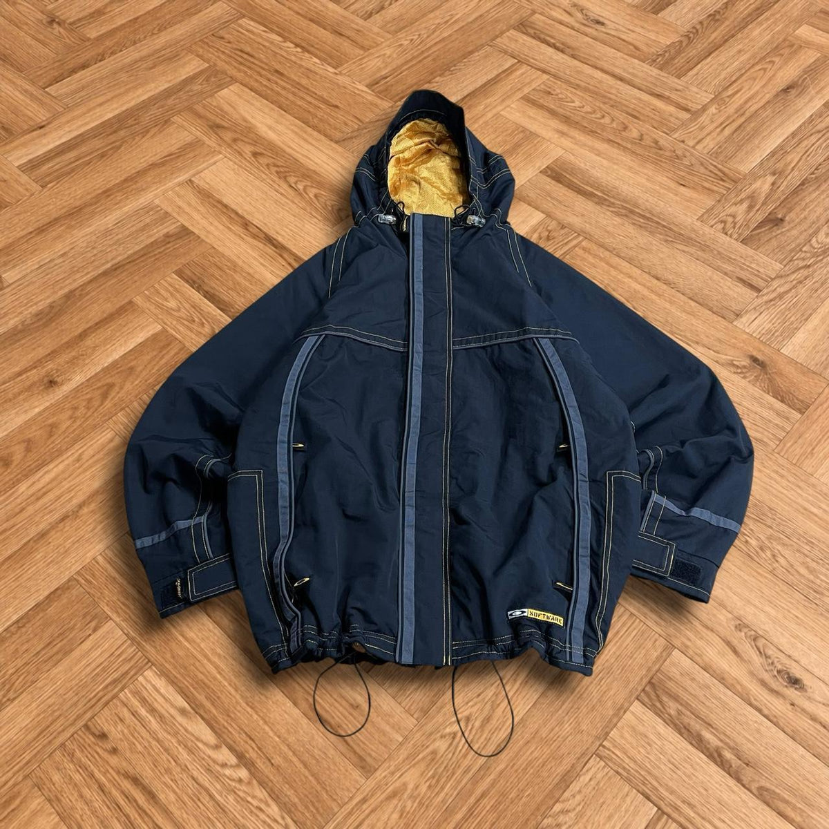 Oakley Software ski jacket y2k Men's snow boarding coat adjustable hooded technical jacket