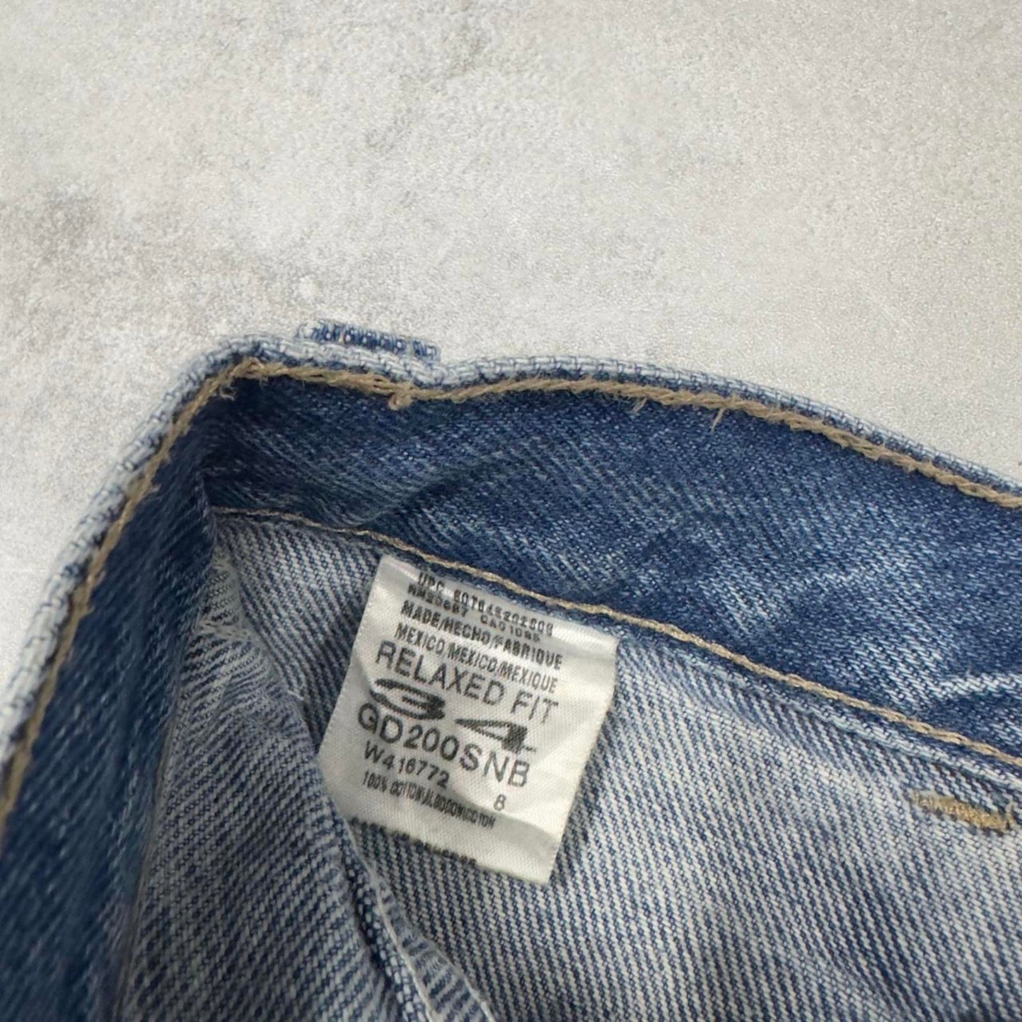 Dickies carpenter skate jorts W36 blue Loose relaxed fit denim cargo summer skate shorts