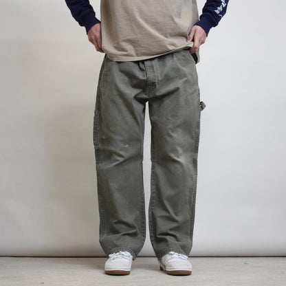 Dickies carpenter jeans W42 L30 khaki loose canvas skater style cargos
