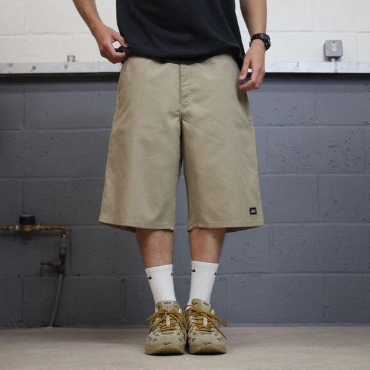 Dickies baggy chino shorts carpenter khaki Chino style skater shorts long wide leg festival