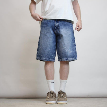 Mens Baggy Avirex Jean shorts W30