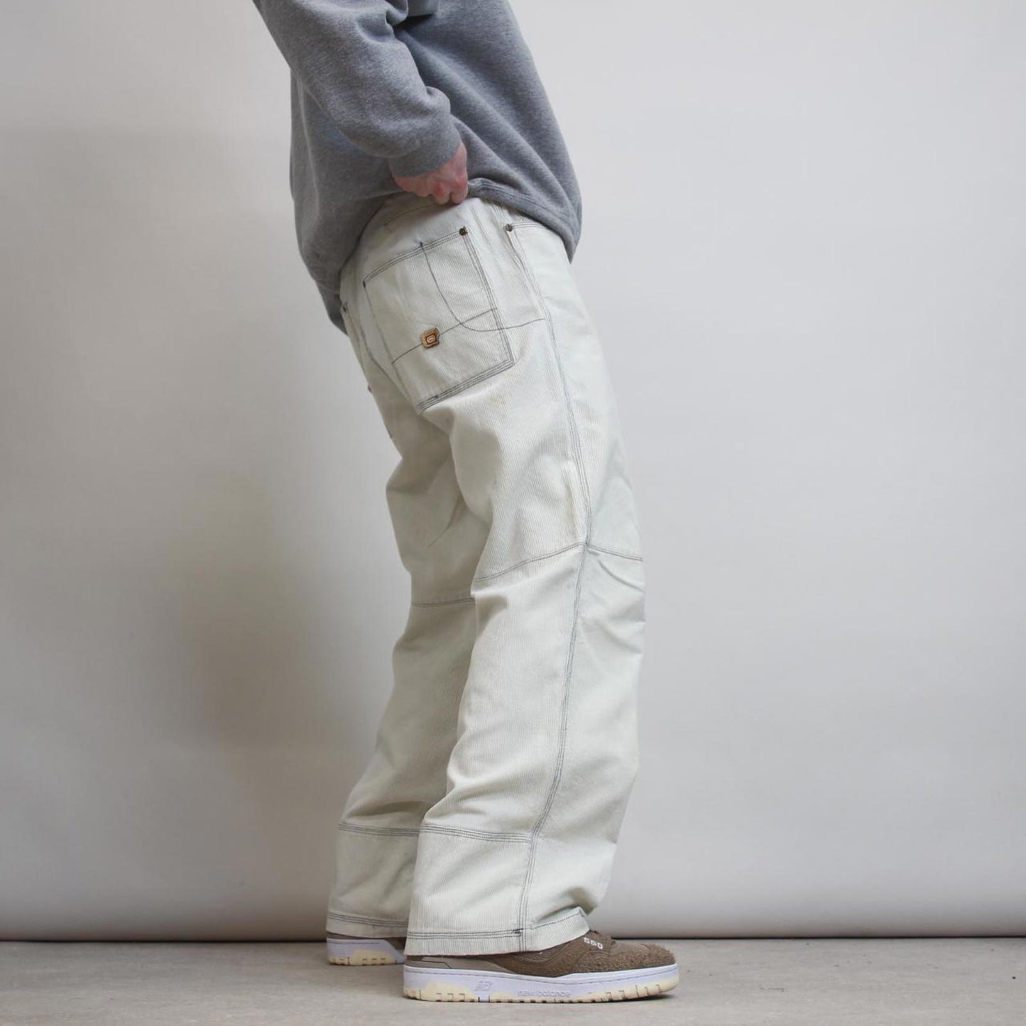 Ecko unltd corduroy carpenter pants W32 L30 Beige loose y2k cord skate trousers