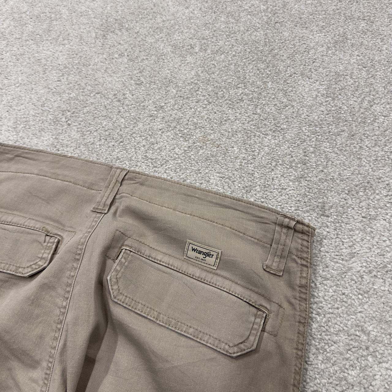 Wrangler cargo pants y2k beige W33L30 Slim Straight leg relaxed skater work pants