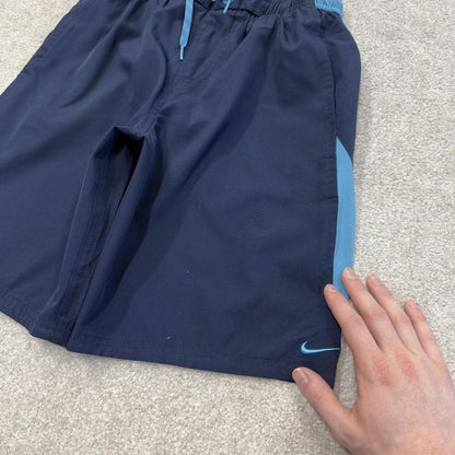 Nike floaty swim shorts y2k navy Mesh lined comfy loose floaty summer gym